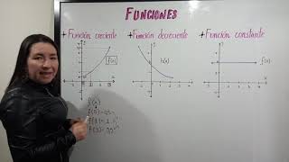 ▶️ FUNCIÓN CRECIENTE  DECRECIENTE  CONSTANTE🌻 [upl. by Naujuj]