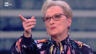 Meryl Streep e Tom Hanks 1 parte  Che tempo che fa 14012018 [upl. by Chema]