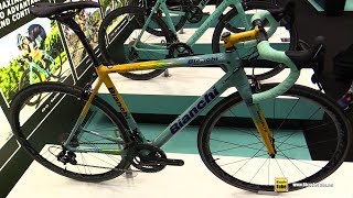 2018 Bianchi Specialissima Road Bike  Walkaround  2017 Eurobike [upl. by Festus]