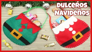 DULCEROS NAVIDEÑOS  SANTA CLAUS Y DUENDE  DIY [upl. by Slrahc]