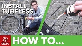 How To Install Tubeless Cyclocross Tyres [upl. by Nahgrom]