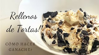 RELLENOS DE TORTA Cómo hacer ganache SÚPER FÁCIL [upl. by Quick]