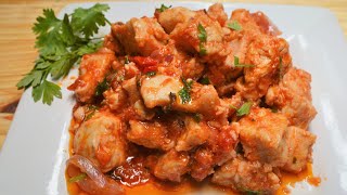 Mauritian Cuisine Easy Chicken in Tomato Sauce Recipe  Rougaille de Poulet [upl. by Louise]