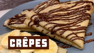 La MEJOR RECETA de CREPES  Muy fácil [upl. by Loria950]