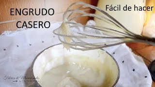 Cómo hacer engrudo casero Mi receta [upl. by Rains]