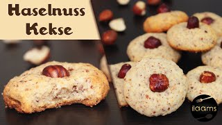 Haselnuss Kekse  schnelle Weihnachtskekse  Hazelnut Cookies  حلوى البندق [upl. by Hester]