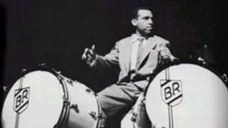 Buddy Rich Double Bass Drum Solo 1949 NY Paramount [upl. by Oringa536]