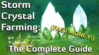 Storm Crystal Farming The Complete Guide  No Mans Sky FAST MONEY [upl. by Bishop36]