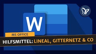 Micosoft OfficeTutorial Lineal Gitternetzlinien Navigationsbereich Einzugsmarken [upl. by Bridwell]