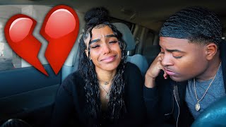 BREAK UP PRANK ON GIRLFRIEND SHE CRIED [upl. by Clance771]