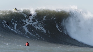 This Might Be the Prettiest Footage of Surfing Giant Mavericks Weve Ever Seen  The Inertia [upl. by Enirtak482]