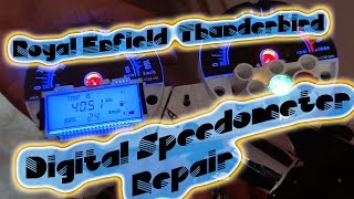 Royal Enfield Thunderbird  Digital Speedometer Repair [upl. by Maryl]