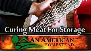 Curing Meat For Storage [upl. by Velvet]