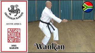 Wankan  Shotokan Karate KataTechniques [upl. by Shewchuk]