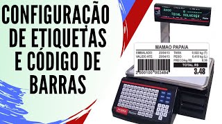 Configuração de etiquetas e código de barras  Filizola Platina [upl. by Mafala]