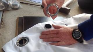 How to attach eyelets into curtains [upl. by Garvin]