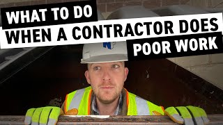 What To Do When a Contractor Does Poor Work [upl. by Dehlia]