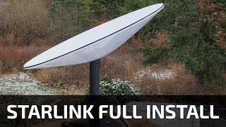 Starlink Unboxing  Speed Test  Full Installation [upl. by Bedwell]