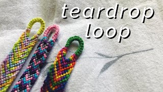 HOW TO start your bracelets with a TEARDROP loop [upl. by Qidas]