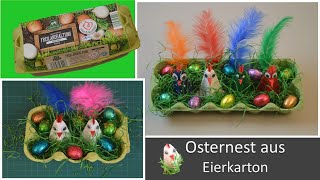 Osternest aus Eierkarton [upl. by Libre937]