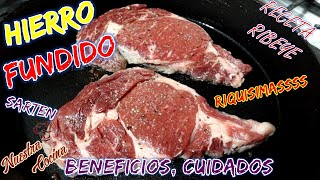 Sarten hierro fundido Receta Ribeye🥩 Nuestra Cocina ch [upl. by Ajaj]