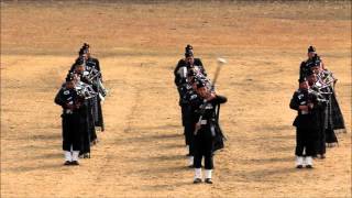 13 Gorkha Rifles Pipe band amp khukuri display 24 April 2015 [upl. by Spark346]