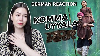 German Reaction  Komma Uyyala Telugu  RRR Songs [upl. by Elreath696]