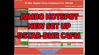 JUMBO HOTSPOT MMDVM  SET UP DMRC4FMDSTARPISTAR [upl. by Jacquelin957]