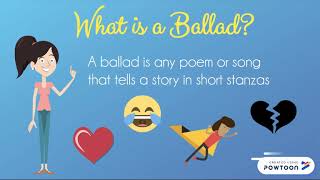 What is a Ballad  Poetry [upl. by Demahum]