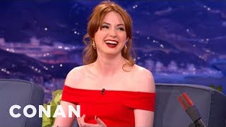 Karen Gillan Teaches Conan Scottish Phrases  CONAN on TBS [upl. by Enylrac]