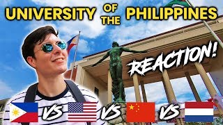 Foreigner Reacts to University of the Philippines Diliman UP Diliman [upl. by Tressia415]