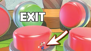 GIANT Mystery Buttons But Only One Lets MARIO Escape 100 Mystery Buttons Parody 10 GIANT Buttons [upl. by Thomey]