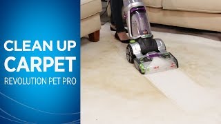 Deep Cleaning with theProHeat 2X® Revolution™ Pet Pro Carpet Cleaner  BISSELL [upl. by Fairfax634]