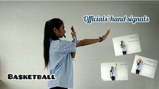 Basketball Officials Hand Signals How To Officiate Basketball [upl. by Ivett728]