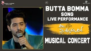 Butta Bomma Live Performance  Ala Vaikunthapurramuloo Musical Concert  Armaan Malik Thaman [upl. by Jackelyn]