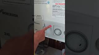 Caravan Worcester 24i junior boiler reset [upl. by Biddle205]