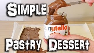 Simple Nutella Pastry Dessert [upl. by Anahir]