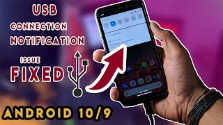 HOW TO FIX USB CONNECTION NOTIFICATION ISSUE IN ANDROID 10  EASY FIX 😱 [upl. by Monte]