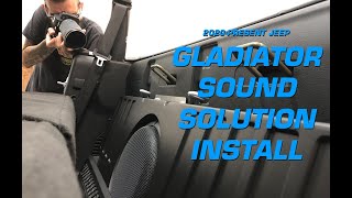 Jeep Gladiator  HighResolution Audio Install [upl. by Ydaj]