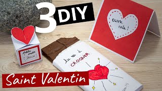 3 DIY Saint Valentin facile ❤ [upl. by Clementina172]