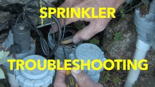 Troubleshooting irrigation sprinkler valves [upl. by Eyllek]