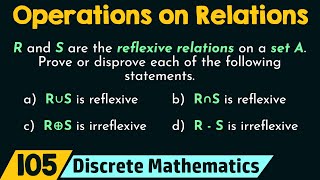 Operations on Relations [upl. by Quickman]