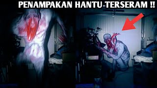 5 PENAMPAKAN HANTU TERSERAMTERJELAS DAN MENGERIKAN  SATPAM HOROR [upl. by Elwira]