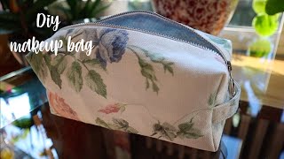 DIY Makeup BagZipper Box Pouch [upl. by Nae]