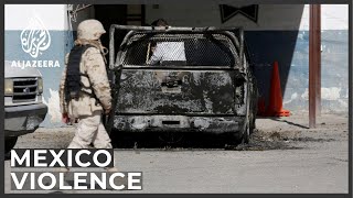 Mexico homicide rate 127 deaths reported in single day [upl. by Anaibaf]