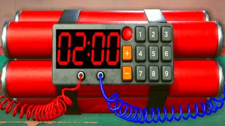 2 Minute Timer Bomb with Loud Music  Two Minute Timer Bomb  Timer Bomb 2 Minute [upl. by Swetiana]