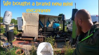 We bought a mini excavator from Alibaba  unboxing [upl. by Illib869]