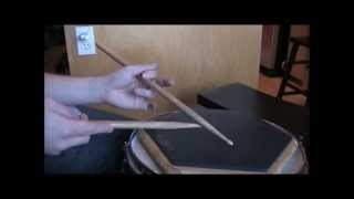 Buddy Rich One Handed Roll Tutorial [upl. by Nnyre72]