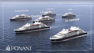 The new generation of luxury cruise liners  PONANT [upl. by Nilkcaj644]