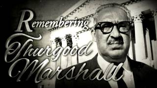 Moments In History Remembering Thurgood Marshall [upl. by Ivor543]